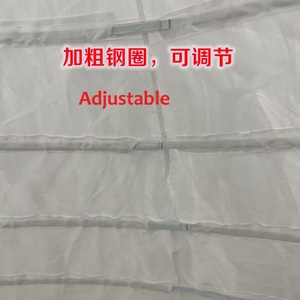 LY-PC0003 Sottogonna per <span class=keywords><strong>Abito</strong></span> da Sposa, Crinolina Voluminosa a 8 Cerchi con Balze per Donne e Ragazze - Product Image 6