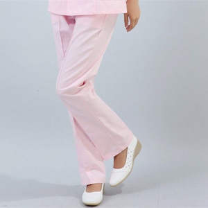 Pantaloni da Lavoro Estivi Economici per Donne, Bianchi, Rosa, Blu, con Vita Elastica Sottile, Taglie Forti, in Poliestere/Cotone Lavorato a Maglia, per Infermiere e Medici - Product Image 2