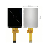 Modul Layar LCD TFT IPS 2.0 Inci ST7789P3 240X320 14Pin 4-Kawat SPI Layar Warna untuk Proyek Elektronik DIY M110