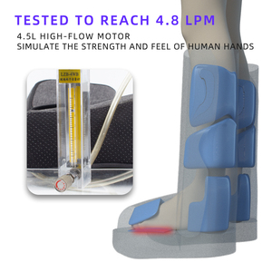 Thể thao <span class=keywords><strong>Inflatable</strong></span> Hệ thống khí nén presoterapia không khí nén áp lực bê chân và chân Massager khởi động cho phục hồi - Product Image 4
