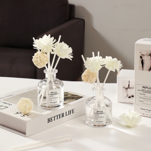 Bán Buôn 50Ml Bền Vững Hương Thơm Mùi Hương Cho Reed Khuếch Tán Nhãn Hiệu Riêng Thời Trang Chai Thủy Tinh Bộ Với Thuốc Đuổi Muỗi <span class=keywords><strong>Fea</strong></span> - Product Image 4