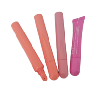 Tubes de baume à lèvres cosmétiques vides de 10ml 15ml | Tube de brillant à lèvres en plastique à presser OEM d'emballage de marque privée de logo personnalisé