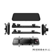 Caméra de tableau de bord double 4K avant et arrière pour voiture avec enregistreur de vision arrière, Wi-Fi et GPS