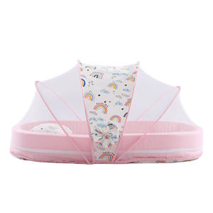 Lit bébé <span class=keywords><strong>portable</strong></span> pliable pour le camping, utilisable toute l'année, en polyester/coton, installation facile, yourte pour enfants, crypté - Product Image 5