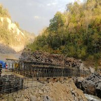 Pont en acier galvanisé à chaud HD200 à vendre, ponts Bailey, ponts Bailey à un seul voile à deux étages