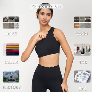 XW-XY1562 vente chaude unique bandoulière sport asymétrique soutien-gorge couleur unie Fitness Yoga course sport soutien-gorge pour les femmes - Product Image 6