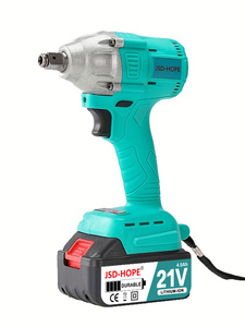 Llave eléctrica sin escobillas de 21V, batería de litio de dos tamaños, Motor sin escobillas, herramienta eléctrica Industrial multifuncional - Product Image 2