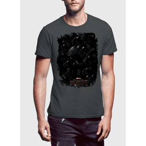 T-shirt lunga vita al re pantera nera mezza manica - Product Image 3