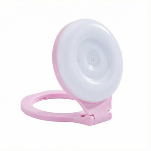 Luz Selfie Magnética 2 en 1 para Teléfonos, Luz Recargable para <span class=keywords><strong>iPhone</strong></span> 16-12 y Android, Luz de Relleno Portátil (Rosa) - Product Image 1
