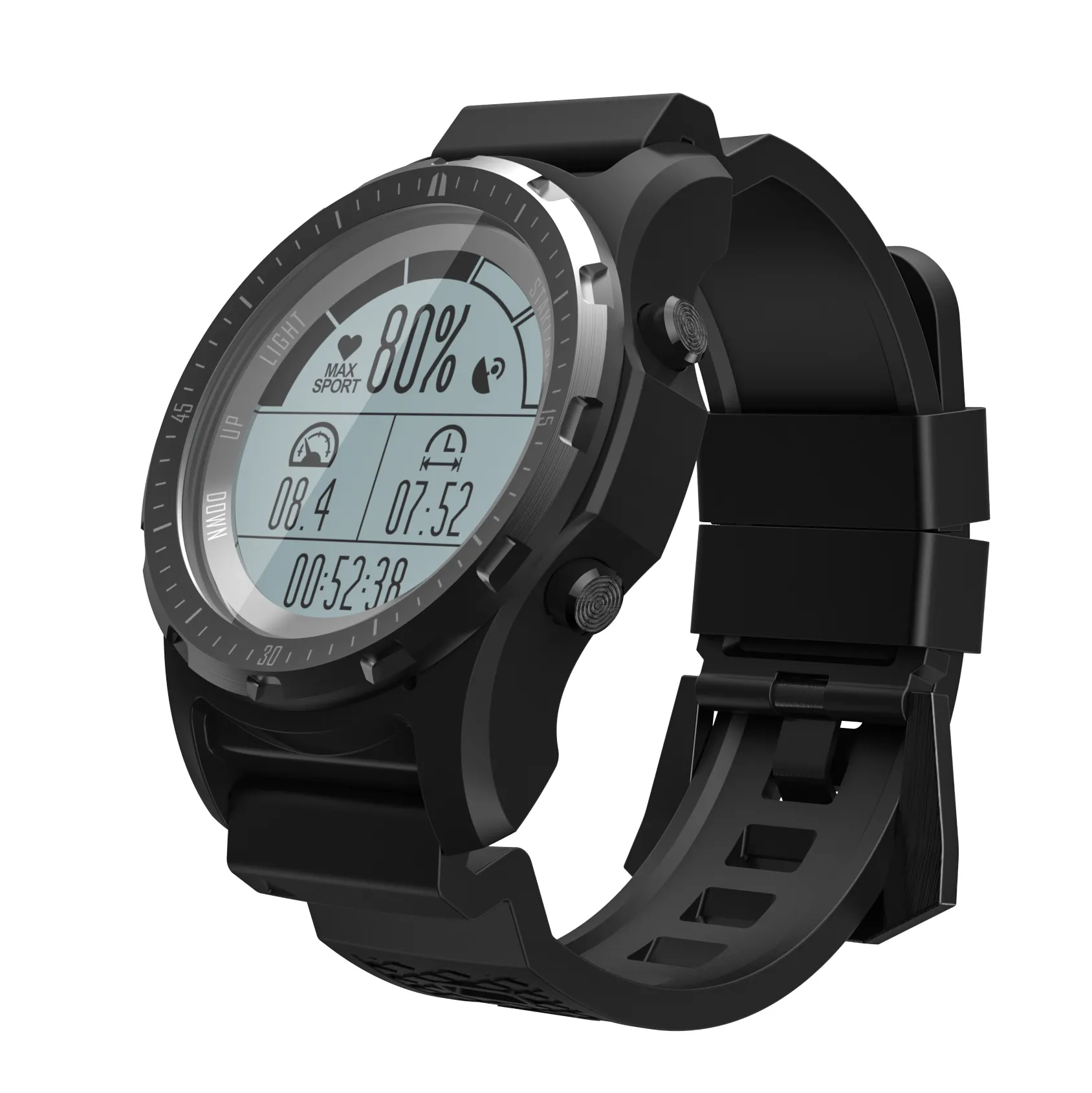 S966 Hiking Sports Smartwatch Waterproof Heart Rate Monitor Altitude Compass Pedometer reloj inteligente Men GPS Smart Watch