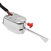 Nouvel interrupteur de clignotant universel chromé 12V pour voitures, camions et dune buggy, remplacement OE 91062860