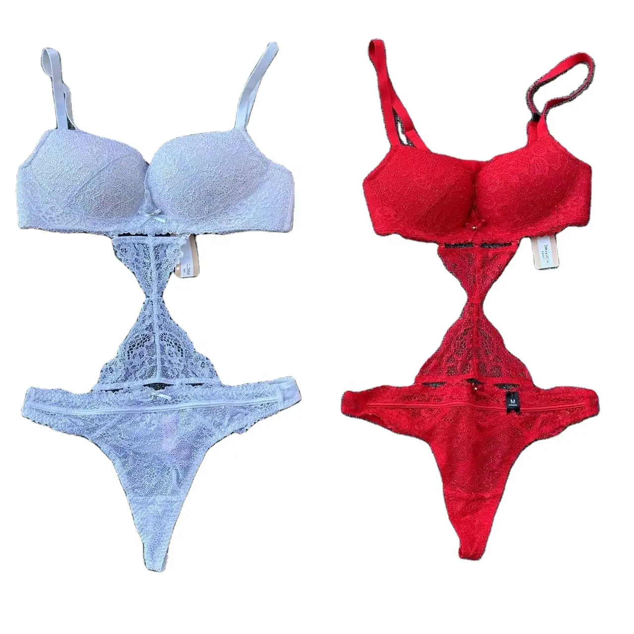 Atacado venda quente 2024 novo conjunto de lingerie sexy conjunto de sutiã de renda calcinha feminina roupa interior menina bodysuit de alta qualidade Bolívia Líbano