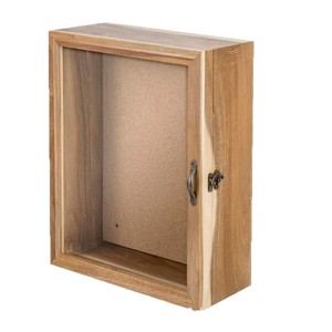 Wooden <b>Wall</b> Mounted Shadow Box 14x11x5.1 Inch Solid Wood Photo Display <b>Frame</b> For Specimens Dried Flowers - Product Image 3