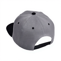 Gorras de Béisbol Personalizadas con Bordado, Gorra de Satén con Visera Plana, Gorras de Béisbol de Dos Tonos con Cierre a Presión