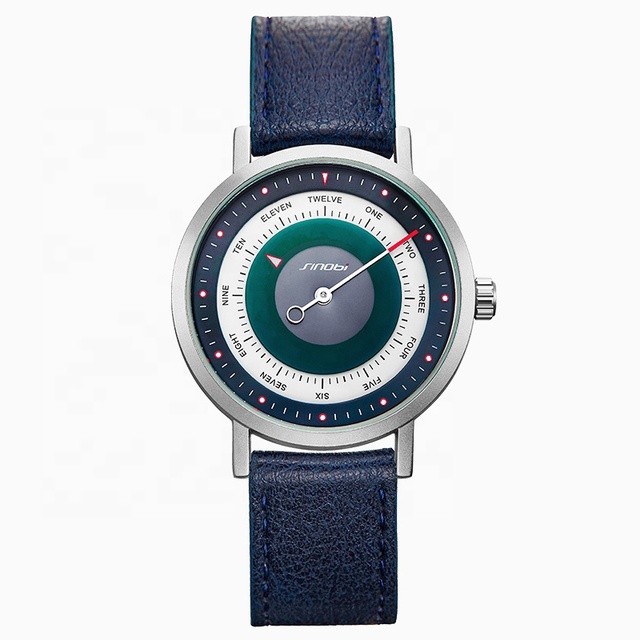 Mens Sinobi Brand Wristwatches Waterproof Stylish Male Quartz Watches Fashion Classic Design 20mm Straps