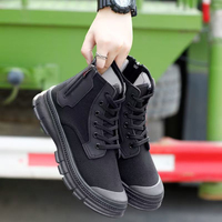 Chaussures de randonnée pour hommes, légères, respirantes, antidérapantes, résistantes à l'usure, à semelle souple, haute tige, protection du travail