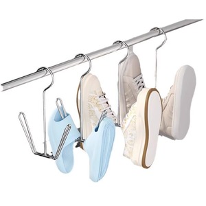 Stainless Steel Shoe Drying <b>Rack</b> Airfoil Design Hook Type Rust Resistant For Dormitory Balcony Outdoor Use - Product Image 2