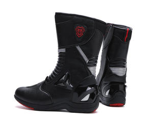 Four Seasons Chaussures de cyclisme imperméables pour hommes Bottes de moto pour hommes Rally Off-Road Commuter Bottes de moto - Product Image 5