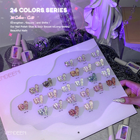 Ensemble de vernis à ongles gel 15 ml 3d Flower Nail Gel Solid Nail Gel Palette