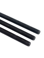 Metric DIN975 Threaded Rod Carbon Steel Black Oxide/Zinc Finish M6-M24 Left/Right Hand Industrial & Construction Use