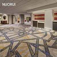 Moquette Axminster en laine et nylon pour hôtel de luxe 5 étoiles, hall et salle de bal, moquette mur à mur