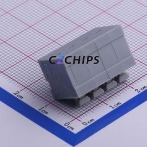 KF211R-5.0-4P Spring Terminal Block Bent Lead Through Hole,P=5mm Connector 5mm 4P 4 15A - Product Image 2