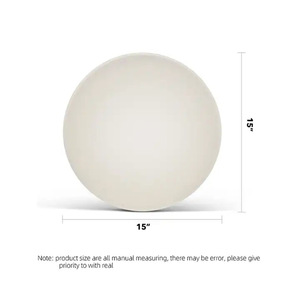 Placa de cerámica para pizza de 9 pulgadas, piedra redonda para hornear, apta para horno, para hornear pizza - Product Image 4