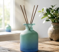 Bouteille diffuseur de parfum Sishang 100 ml en verre coloré, grande capacité, pour la maison, purification de l'air, huiles essentielles aromatiques