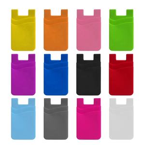Soporte de Teléfono Móvil de Silicona de Doble Capa con Tarjetero y Función de Soporte, Cartera para Teléfono Celular - Product Image 1