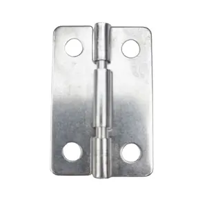 HM1136 Argent Petite Charnière De Porte En Acier Inoxydable 35*24*0.6mm Boîte Charnière