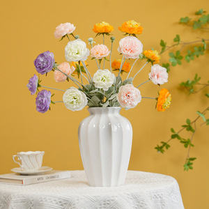 Fleur artificielle de lotus en fleurs simulées Ruilisi, 30cm-190cm, branche blanche, décoration intérieure, accessoires de mariage - Product Image 2