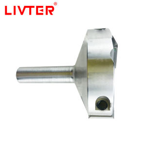 LIVTER إدراج CNC الصلبة كربيد طحن الوجه المعادن غير الحديدية 2-31/64 ضياء x 15 مللي متر × 1/2 بوصة عرقوب نهاية مطحنة/بت التوجيه - Product Image 4