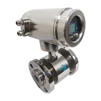 4-20Ma Battery Operated Electromagnetic Flow Meter Stainless Steel Flowmeter Suitable for Multiple Liquids Pulp Drinks