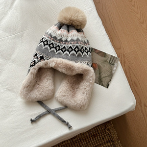 Gorro <span class=keywords><strong>de</strong></span> punto protector <span class=keywords><strong>de</strong></span> oreja <span class=keywords><strong>para</strong></span> niños <span class=keywords><strong>de</strong></span> moda vintage <span class=keywords><strong>para</strong></span> hombres y mujeres <span class=keywords><strong>para</strong></span> proteger la cabeza del gorro <span class=keywords><strong>de</strong></span> punto frío - Product Image 6