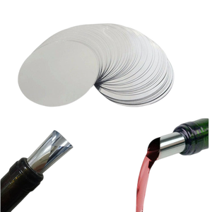 Meilleure vente personnalisée disques de verseur de vin en aluminium personnalisés disque d'arrêt de chute pour cadeaux de vin - Product Image 2