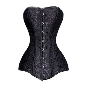 Wholesale Transparent Women's Bustiers Top Overbust Corset <strong>Lingerie</strong> <strong>White</strong> <strong>Bodysuit</strong> for Wedding Dresses - Product Image 2