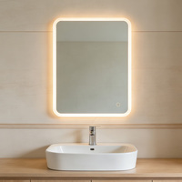 Miroir de salle de bain LED sans cadre NewThingLine pour projets hôteliers, vente en gros |   Miroir sans rétroéclairage LED, fournisseur de miroirs CRI 90 IP44