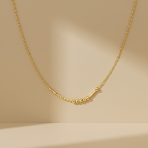 Collar de Acero Inoxidable con Código <span class=keywords><strong>Morse</strong></span> Personalizado, Regalo para el Día de la Madre con Certificación CE - Product Image 4