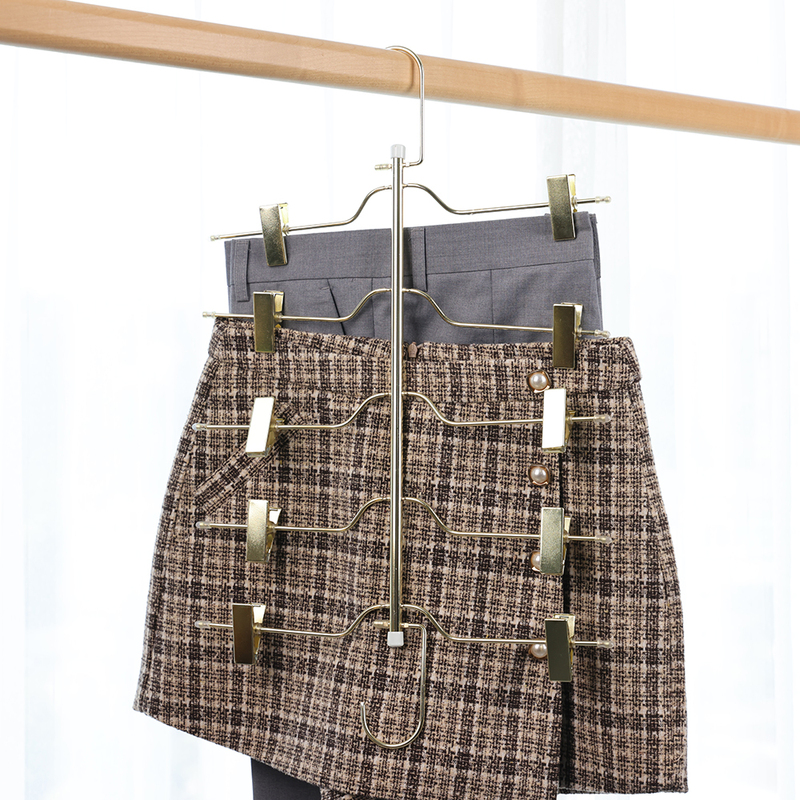 Gold Pants Hangers Pant Skirt Hangers