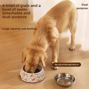 Futurepts Fábrica Direta Aço Inoxidável Non Skid Fácil Tigelas Limpas <span class=keywords><strong>Dog</strong></span> para Alimentação e Água em Casa - Product Image 3