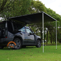 Nouvelle Tente de Toit Latérale Jetour T2 en Aluminium Noir 2024-2026, Imperméable et Pliable, pour Camping Automobile et Pare-Soleil Tout-Terrain