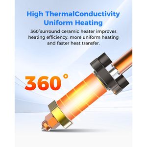 Kit de bloc chauffant en céramique Creality K2 Plus, accessoire d'imprimante 3D résistant aux hautes températures, en métal, Chine - Product Image 5