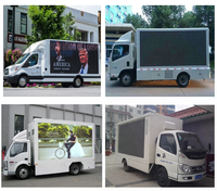 Affichage LED mobile P4 pour extérieur, étanche IP65, idéal pour les roadshows et la publicité événementielle