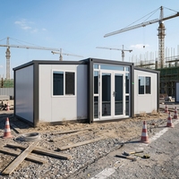 Maison Modulaire Préfabriquée Extensible et Pliable de Luxe Moderne, 2 à 3 Chambres, 40 pieds, Conteneur Mobile, Appartement, Villa, Cuisine, Salle de Bain