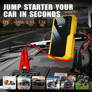 Arrancador de Coches y Camiones con Bomba de Aire e Inflador de Neumáticos, 600A, USB-C, Batería de Emergencia Portátil - Product Image 2