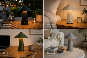 Rechargeable Metal LED <b>Touch</b> <b>Table</b> <b>Lamp</b> USB-C Charging Adjustable Warm Light Bedroom Living Room Desk <b>Lamp</b> garden light - Product Image 4