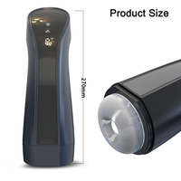 Masturbador Masculino Automático con Succión, Copa de Masturbación, Juguetes Sexuales, Artículos para Adultos para Hombres, Equipo de Masturbación con Vibración