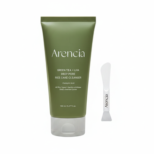 Arencia alta calidad 150g té verde LHA juego de limpiador de pastel de arroz de poro profundo con cepillo de espátula - Product Image 2