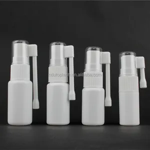 PP tıbbi boğaz Oral sprey şişe 10ml 20ml 30ml kişisel temizlik için HDPE plastik cep burun pompalı sprey şişe