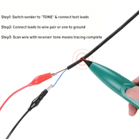 Detector de Líneas Telefónicas y de Red MS6812, Herramienta de Comprobación de Cables, Probador de Cables de Red para Detección de Fallas en Líneas
